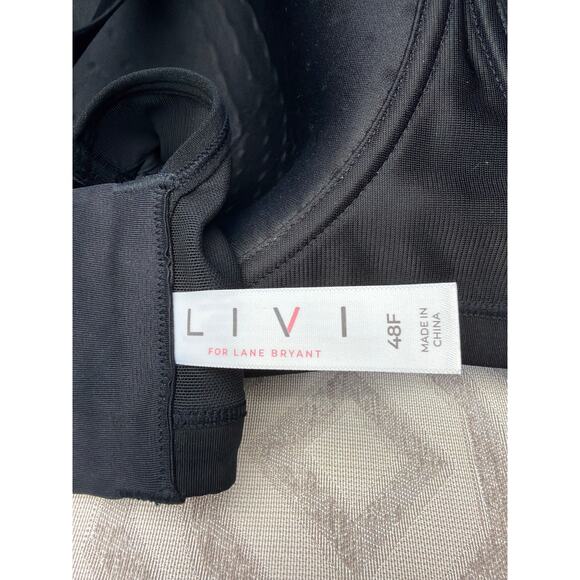 LIVI High-Impact Wicking Underwire Sports Bra Black Size 48F Lane Bryant - Picture 3 of 6